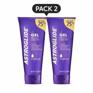 Astroglide Water-Based GEL Personal Lubricant 7oz - 2 Pack